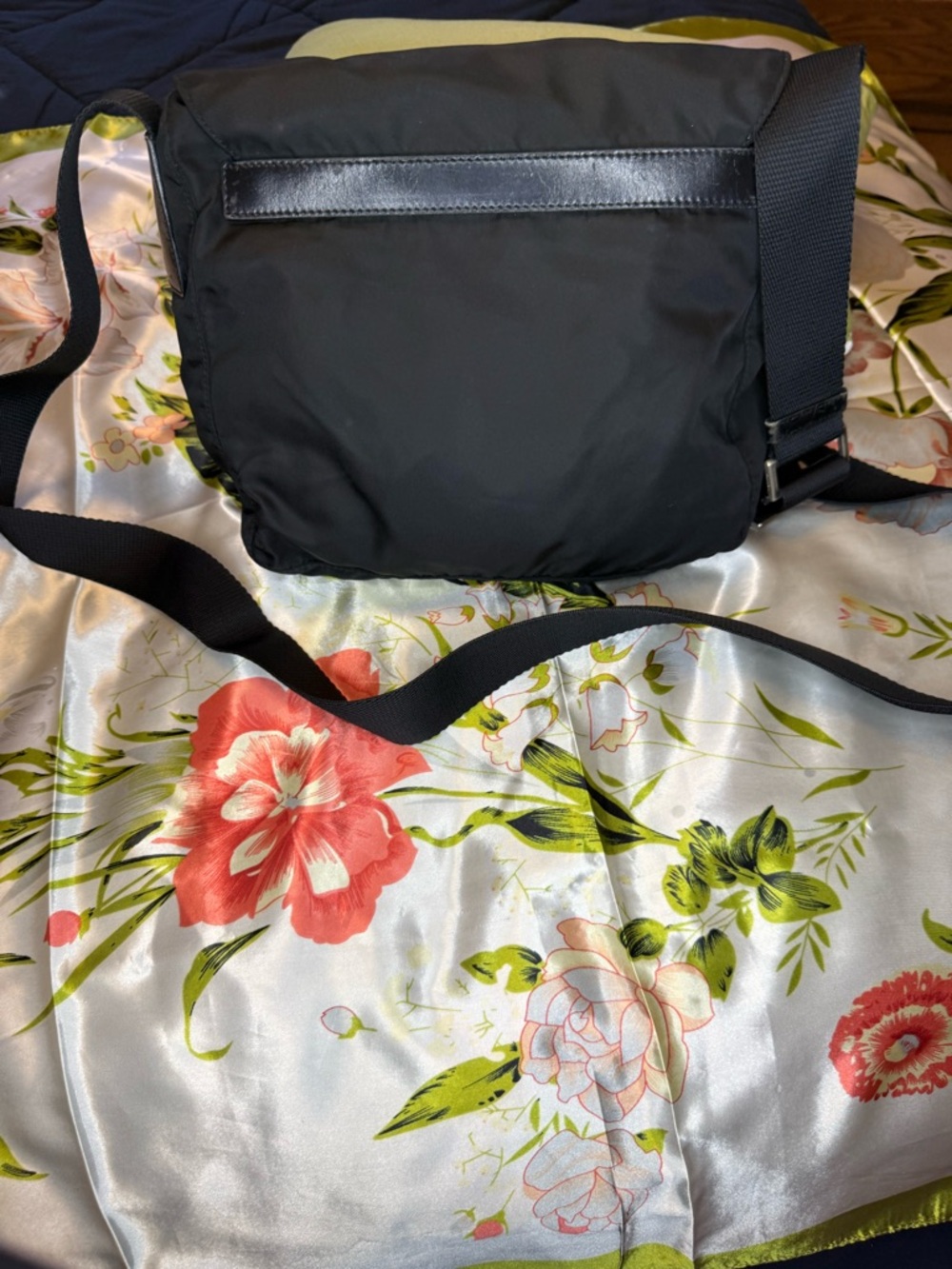 Prada Tessuto Nylon Crossbody Messenger Bag Black – Made in Italy – COA Included - Picture 2 of 15
